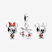 Disney Mickey and Minnie Charm Gift Set